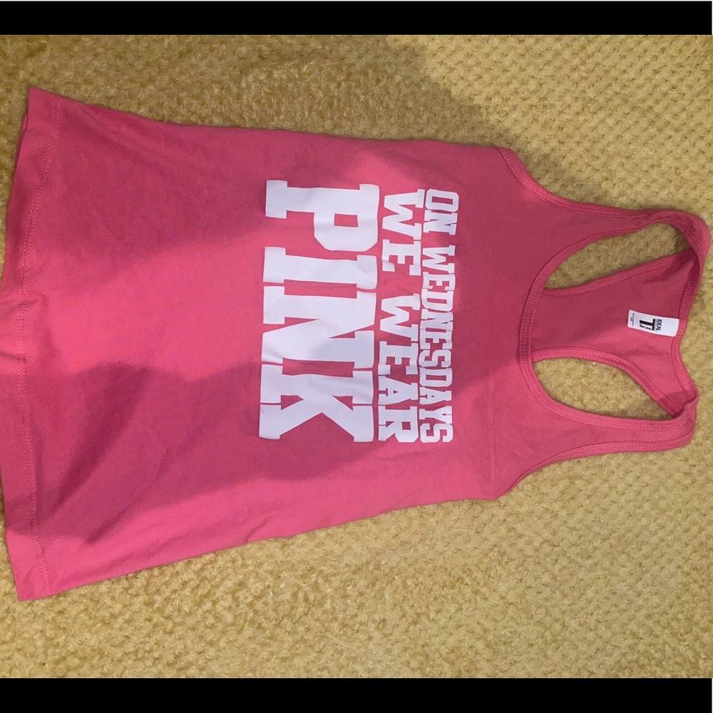 pink tank- mean girls inspired